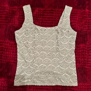 Elegant Lace Women's Top - Cream
